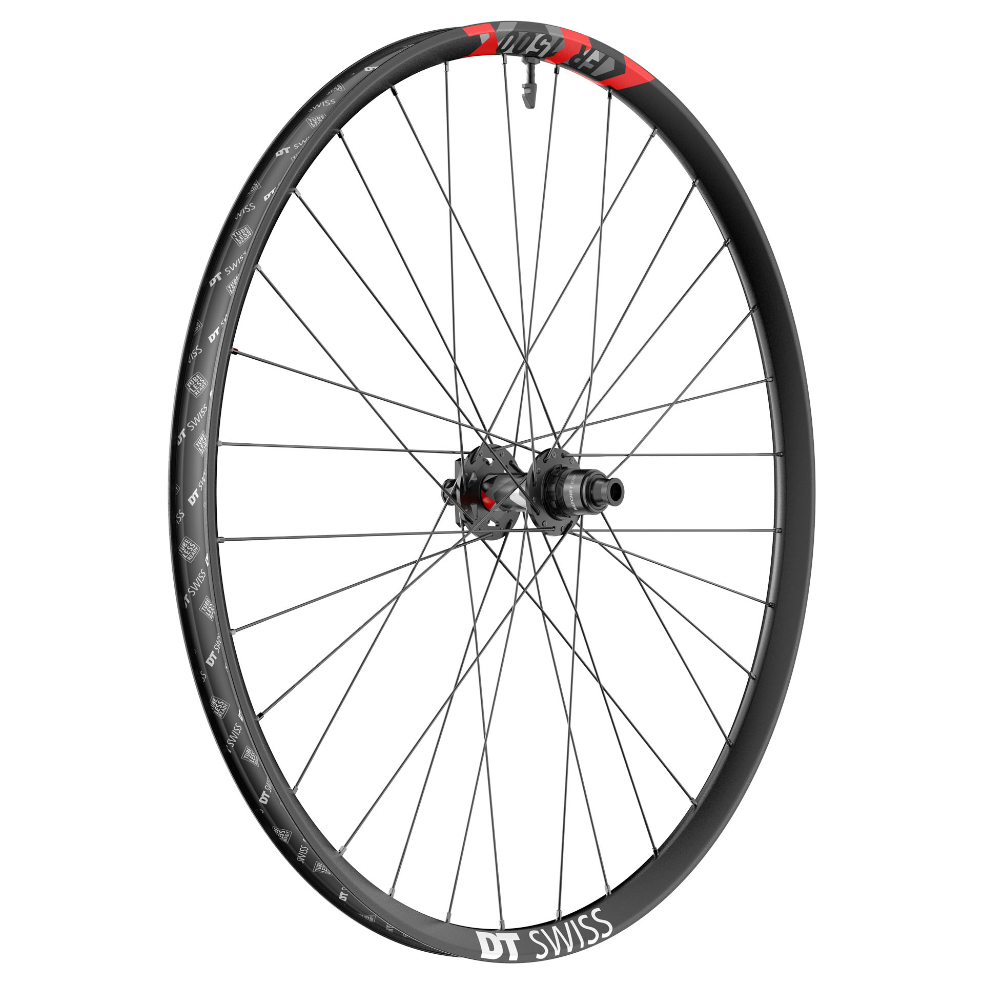 DT Swiss Roue FR 1500 Classic Arrière, 27.5 pouces, aluminium, 12x148 mm,  TA Boost, 30 mm, Sram